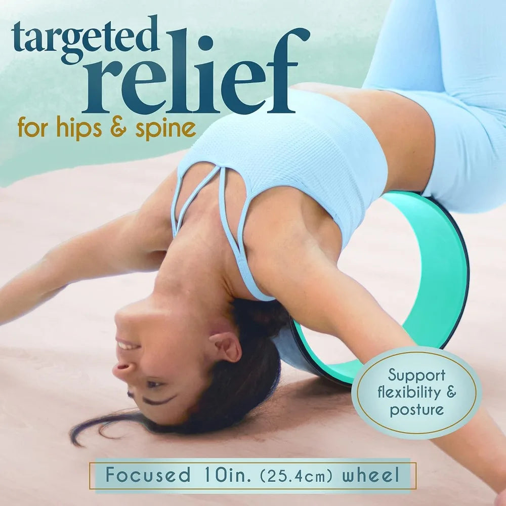 Florensi Yoga Wheel (3-Pack) - Back Stretcher and Back Roller