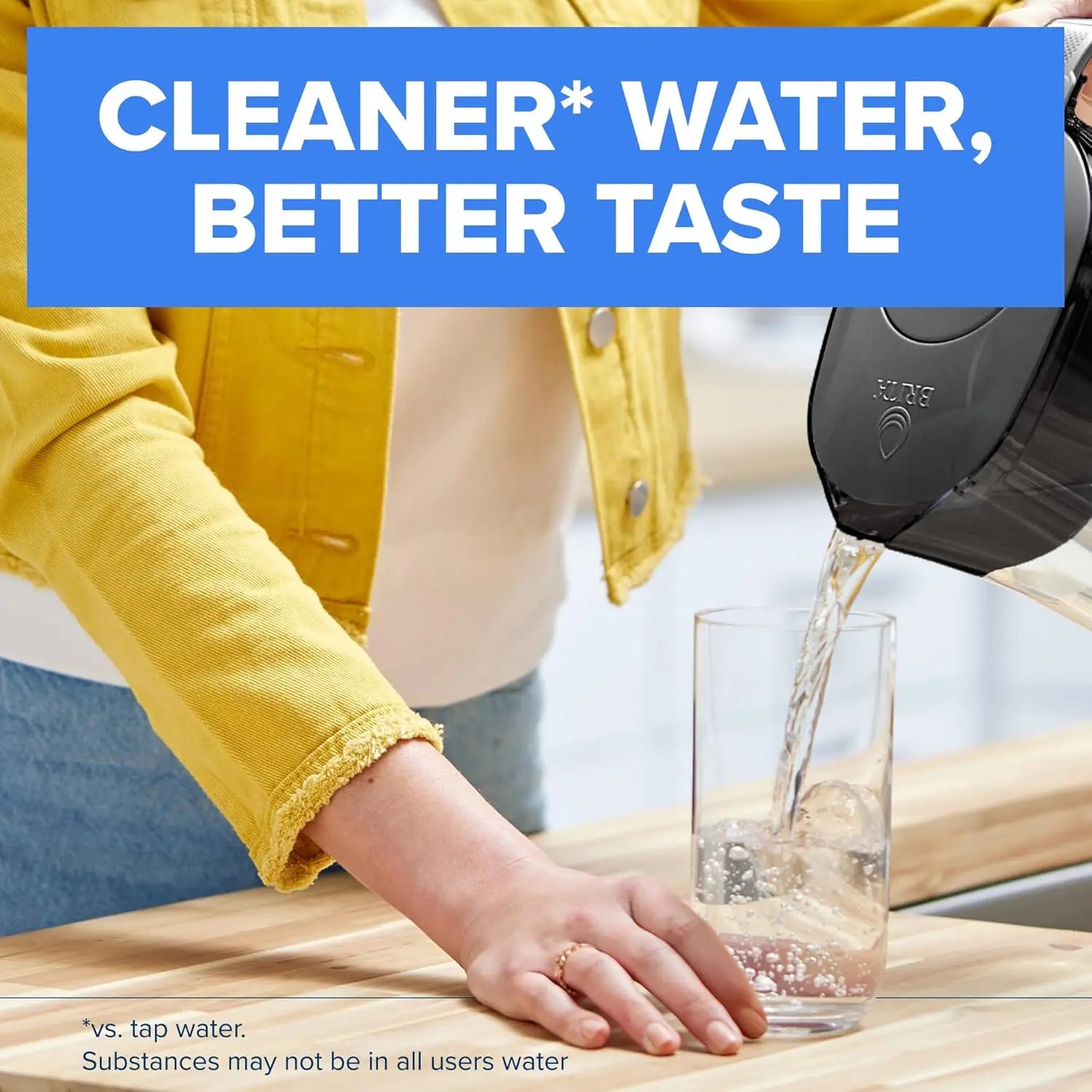 Premium Water Pitcher with Filter, Removes 99% Lead & Chlorine