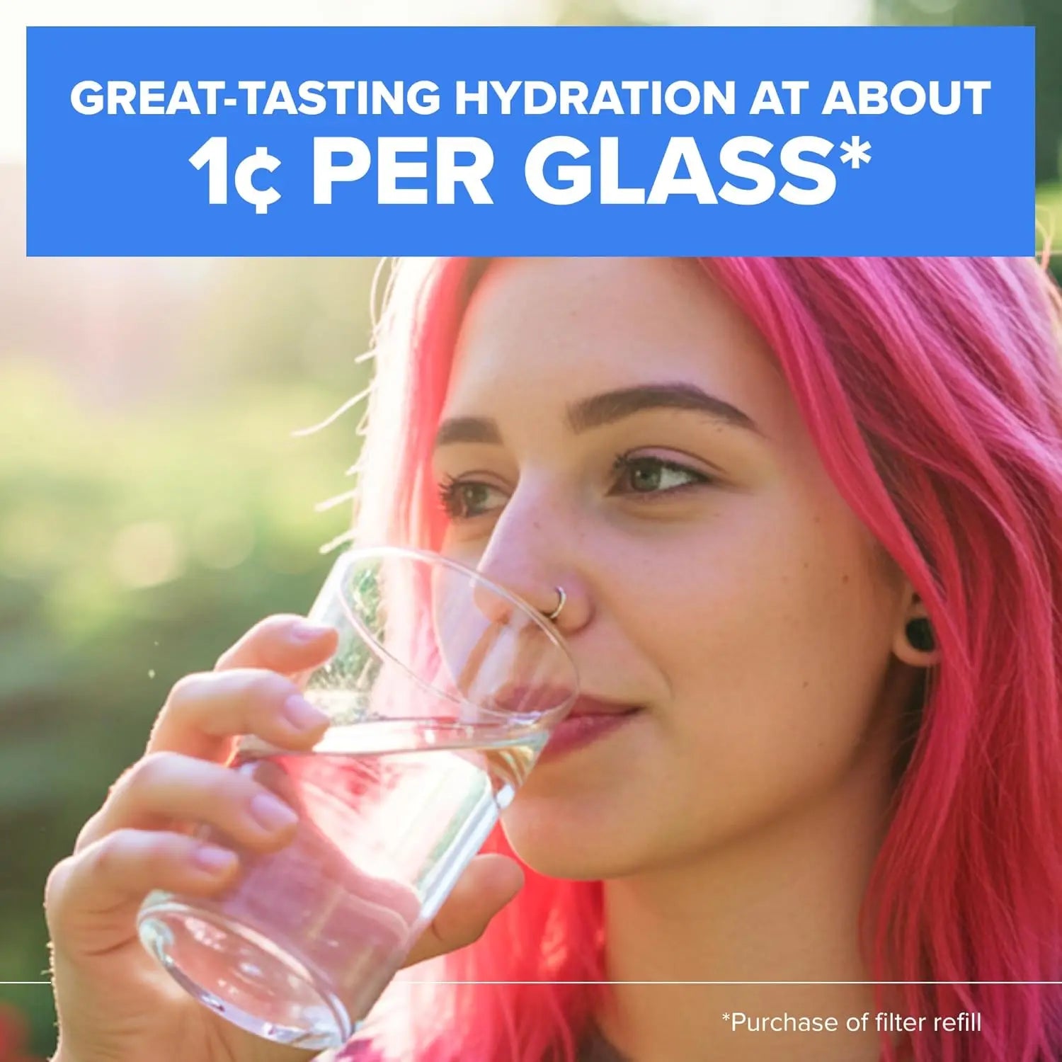 Premium Water Pitcher with Filter, Removes 99% Lead & Chlorine