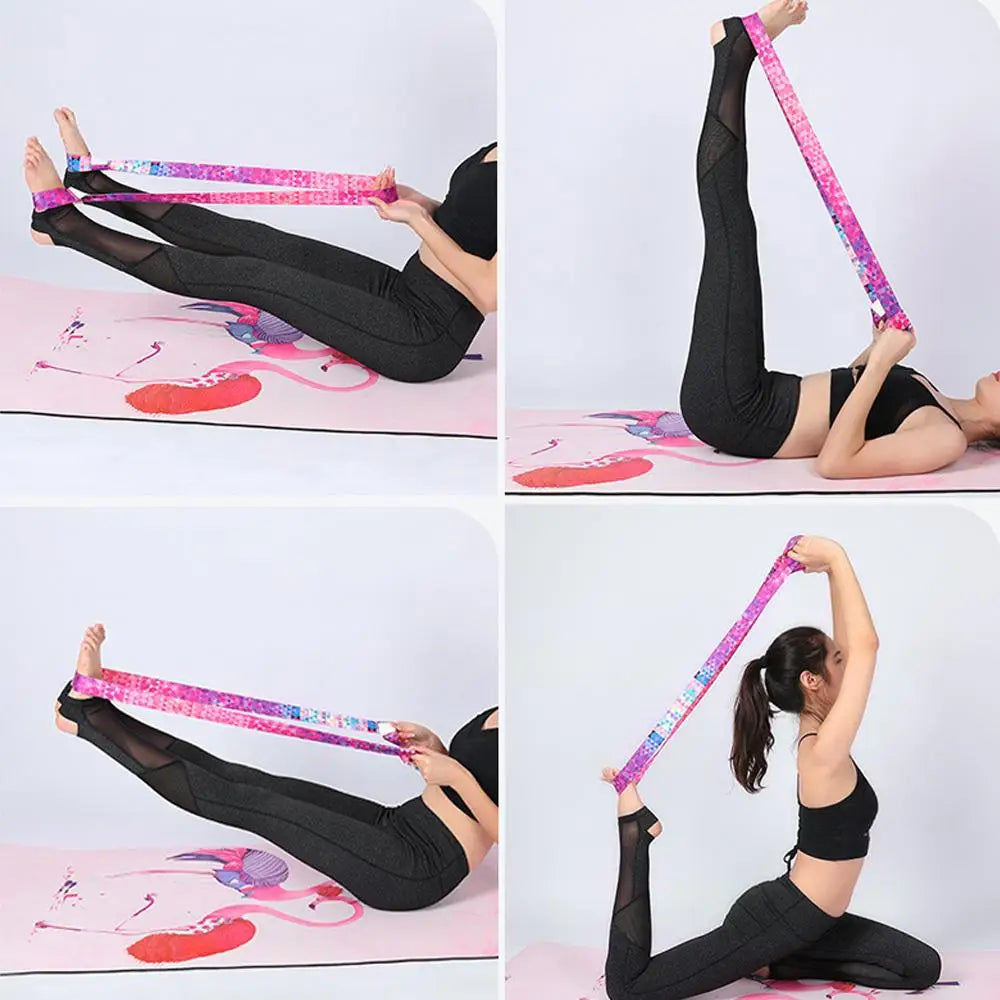 Elastic Exercise Stretch Adjustable Sports Accessories Carry Straps