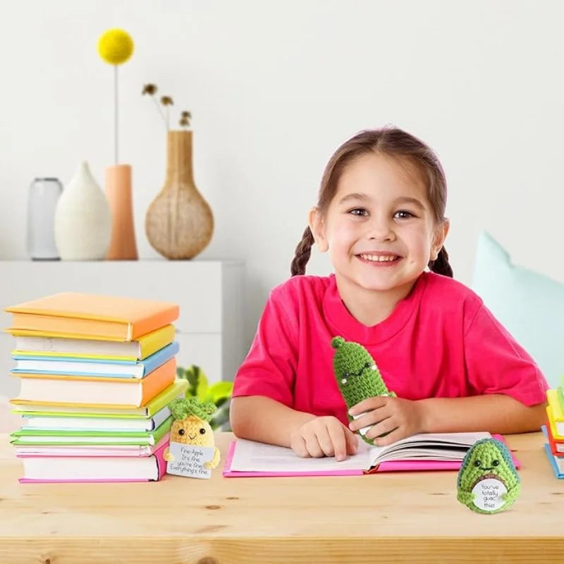 Positive Pickle Potato Avocado Crochet