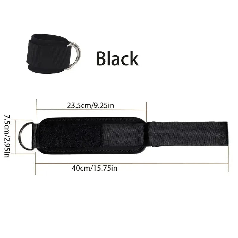 Adjustable Ankle Cuffs - Leg Workout Straps for Glute & Thigh Training
