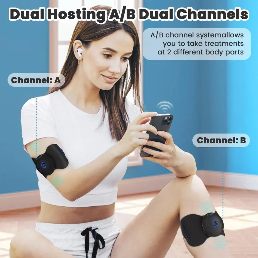 Tens Unit Muscle Stimulator Two Sets of Tens Unit Massager