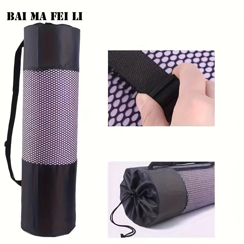 1 Breathable Yoga Mat Storage Mesh Bag