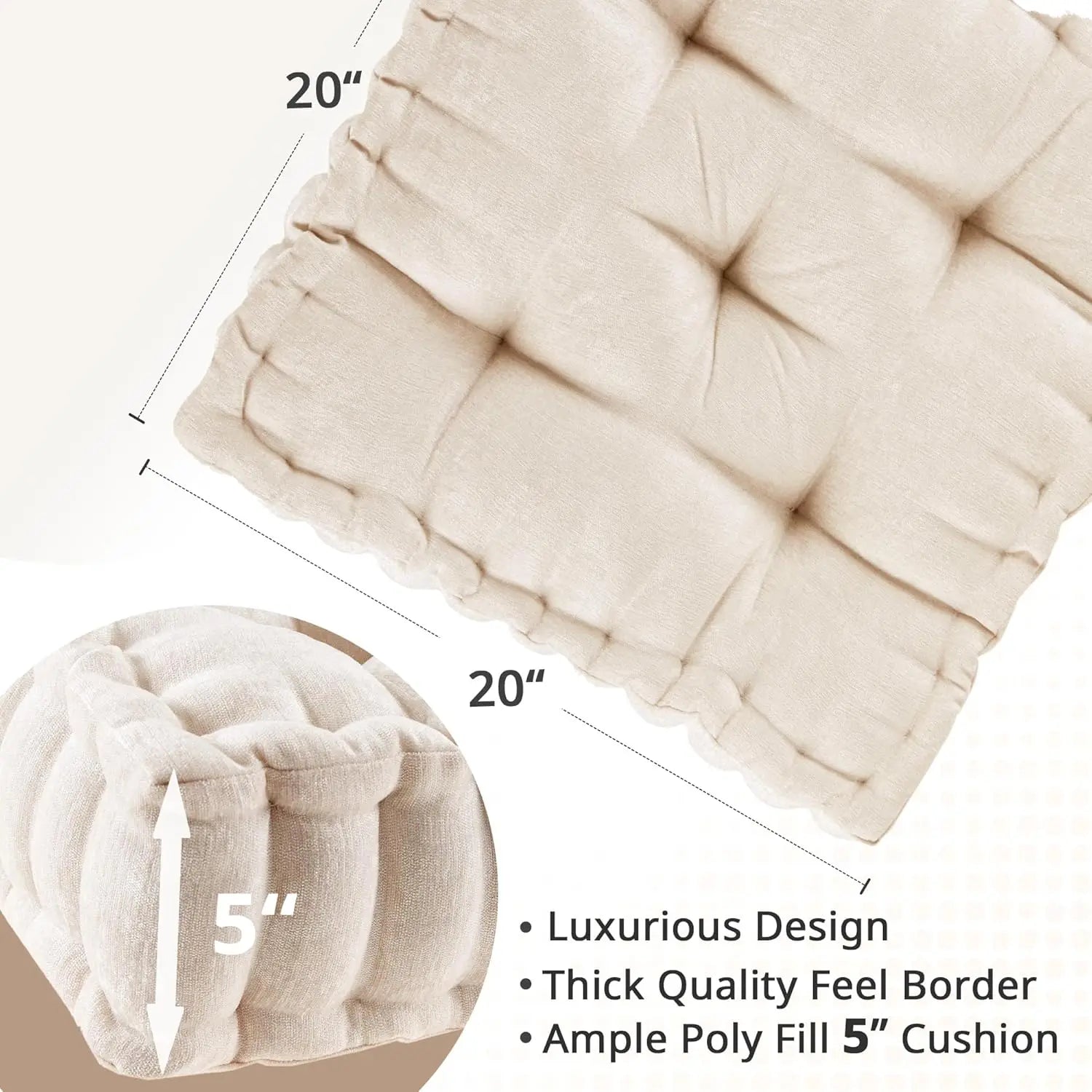 Intelligent Design Floor Pillow, Large Cushions