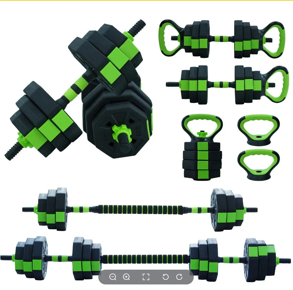 66lbs/88lbs Weight 4 in 1 Adjustable Kettlebell Set