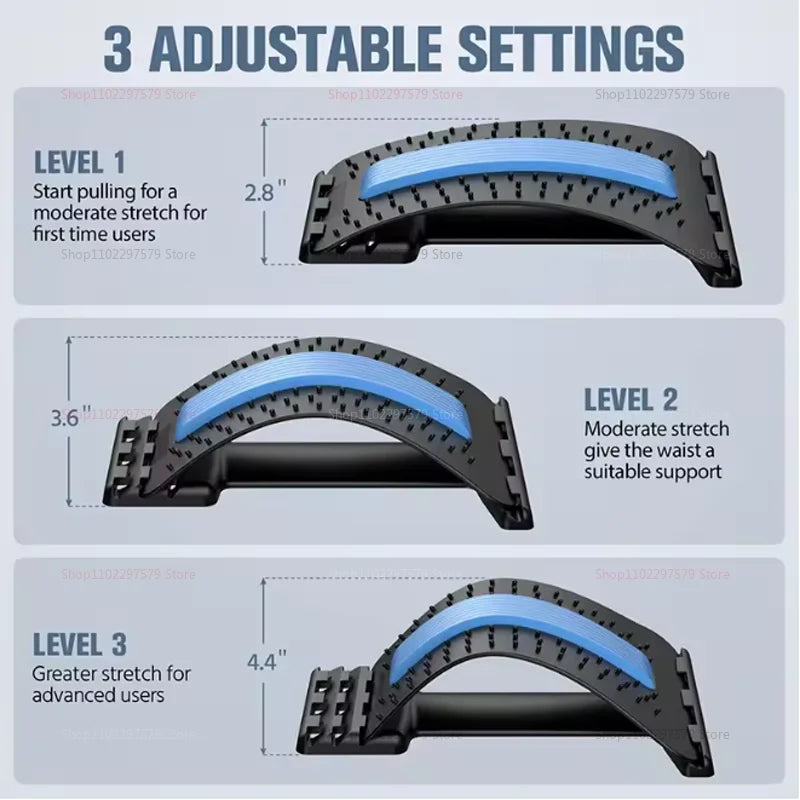 Lumbar Back Massage Muscle Relax Stretcher Posture