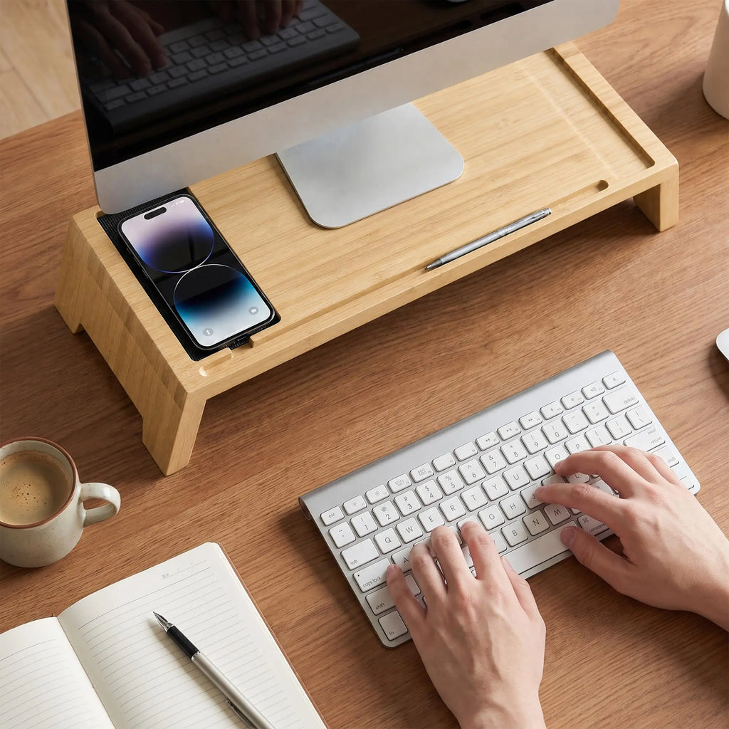 Monitor Stand Riser 22 Inch Ergonomic Desk Shelf