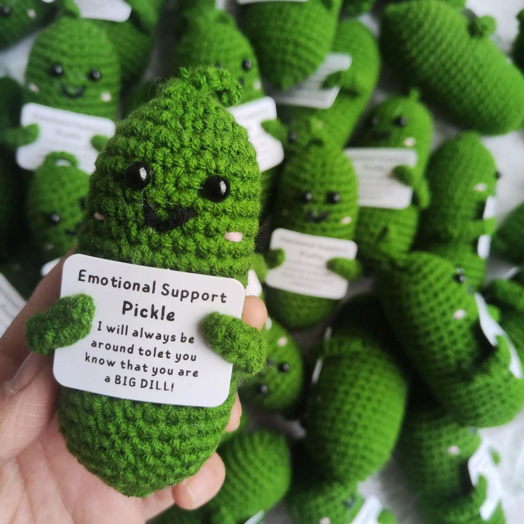Positive Pickle Potato Avocado Crochet