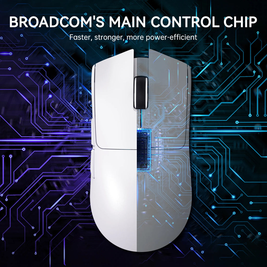 ATTACK SHARK X11 Lightweight Wireless Gaming Mouse with RGB Backlight Charging,