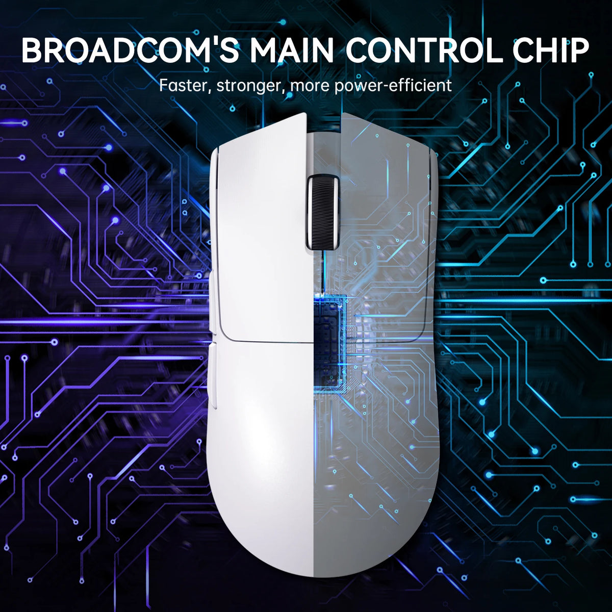 ATTACK SHARK X11 Lightweight Wireless Gaming Mouse with RGB Backlight Charging,