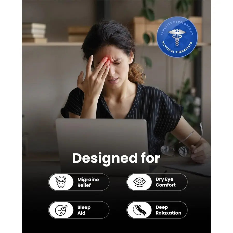 Eye Massager with Heat and Cooling, EyeOasis 3 Elite Smart Eye Mask