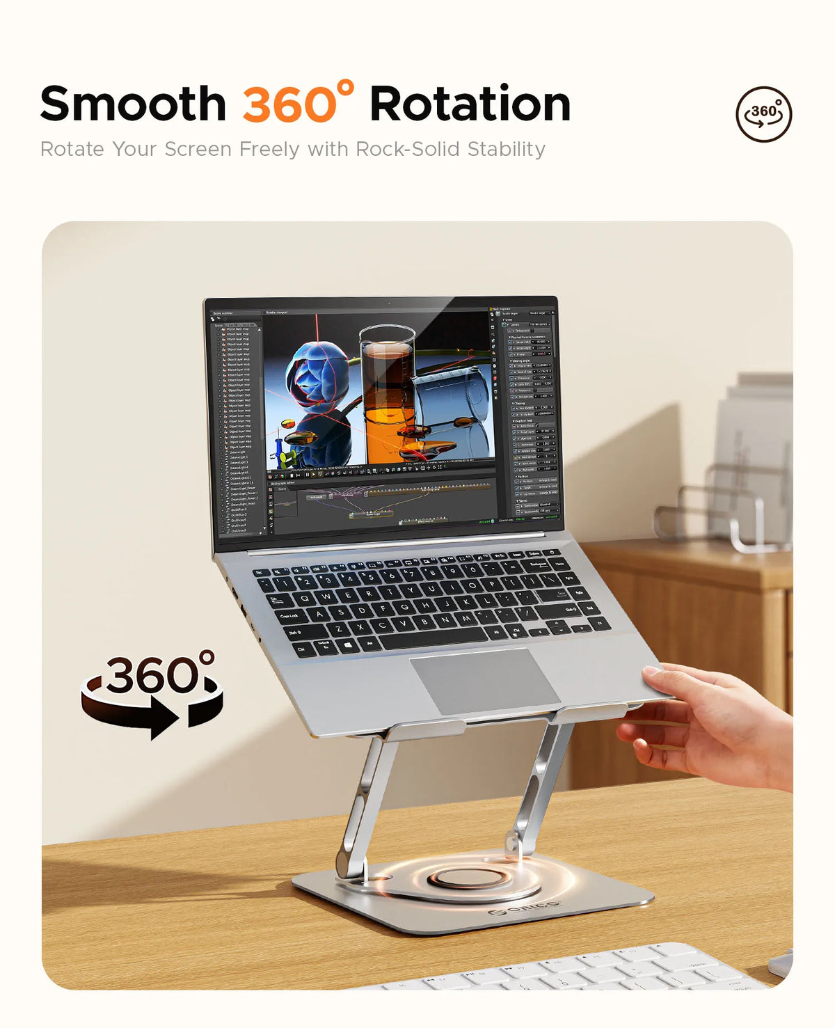 ORICO Foldable Laptop Stand Aluminum Alloy