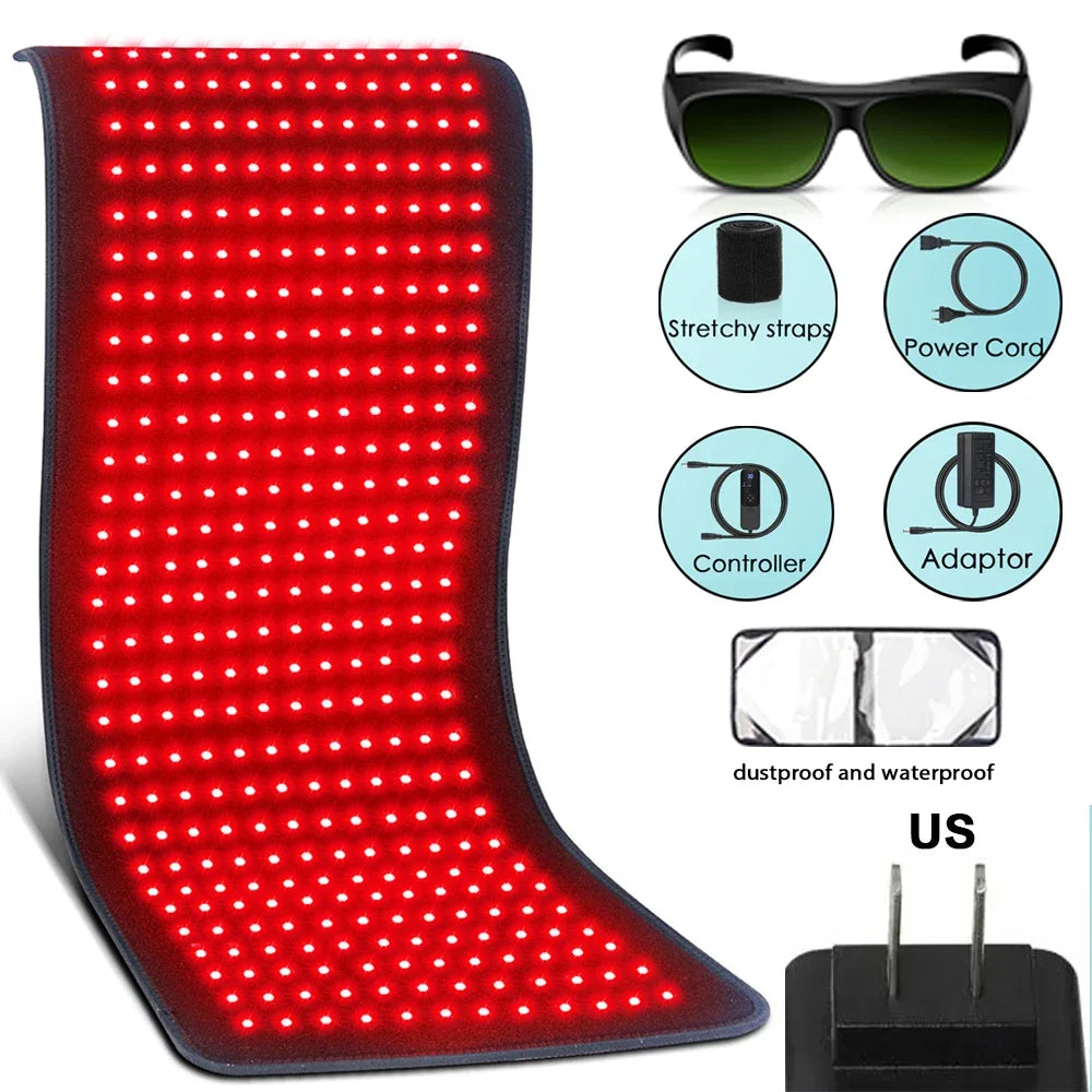 Updated Red Light Therapy Heating Pad for Body Device