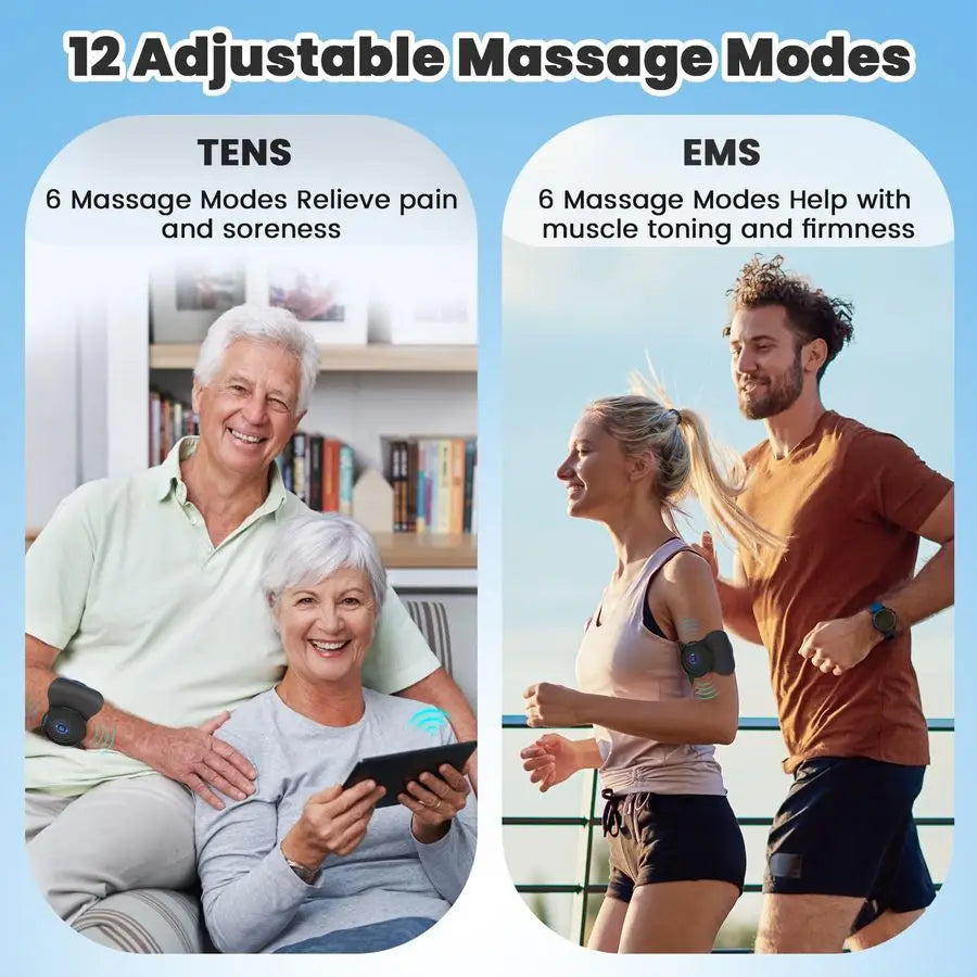 Tens Unit Muscle Stimulator Two Sets of Tens Unit Massager