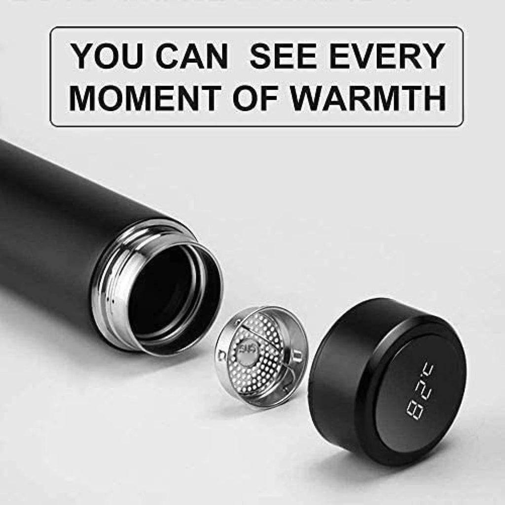 500ml Smart Vacuum Insulated Stainless Steel Water Bottle