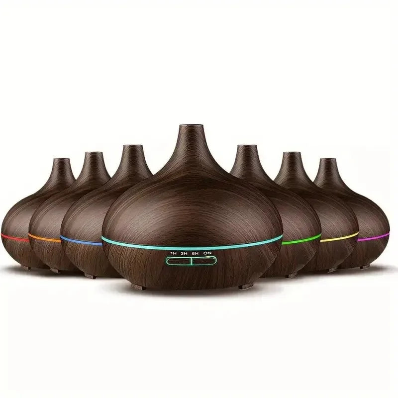 550ml Essential Oil Diffuser, Remote Control with 6 Oil