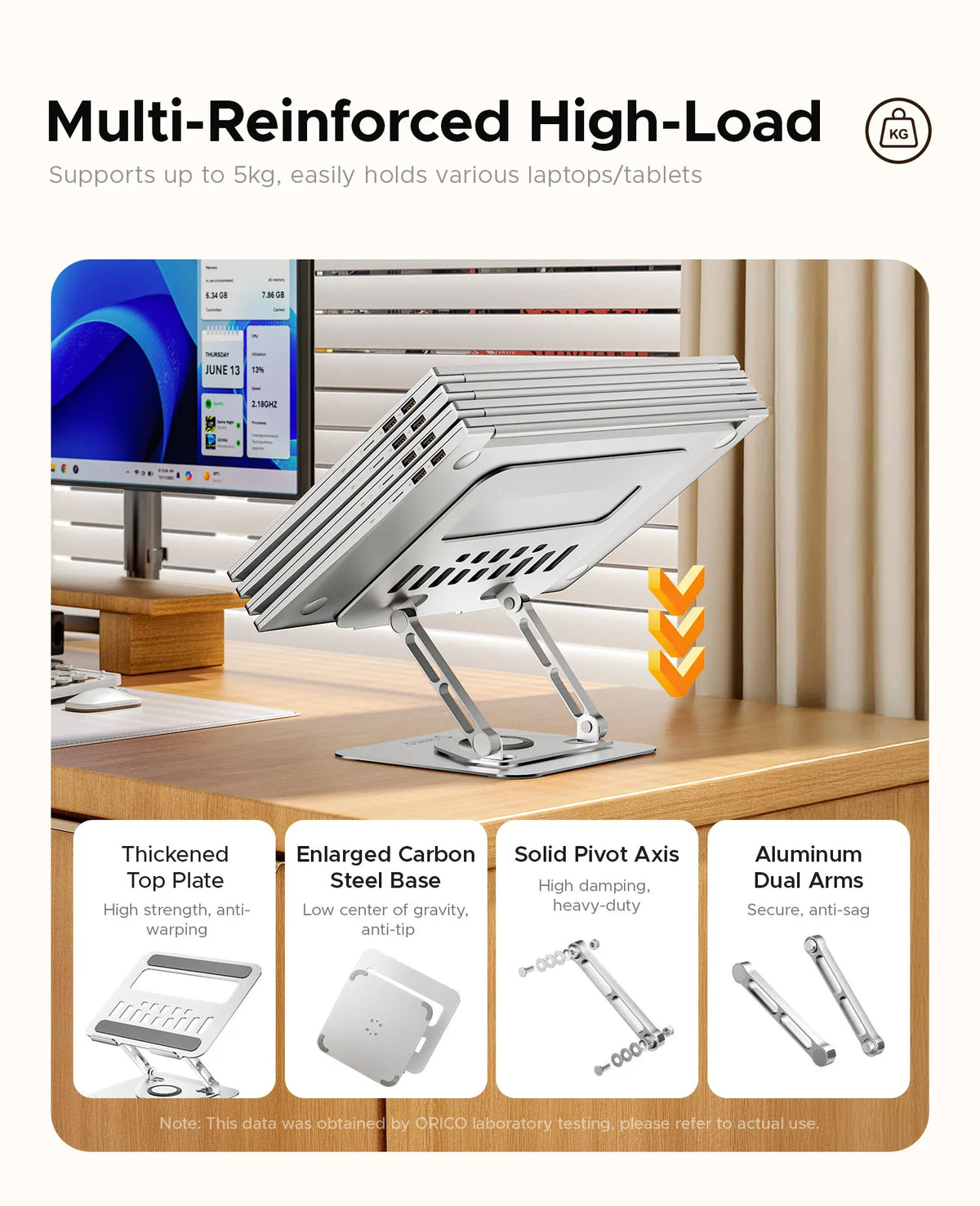 ORICO Foldable Laptop Stand Aluminum Alloy