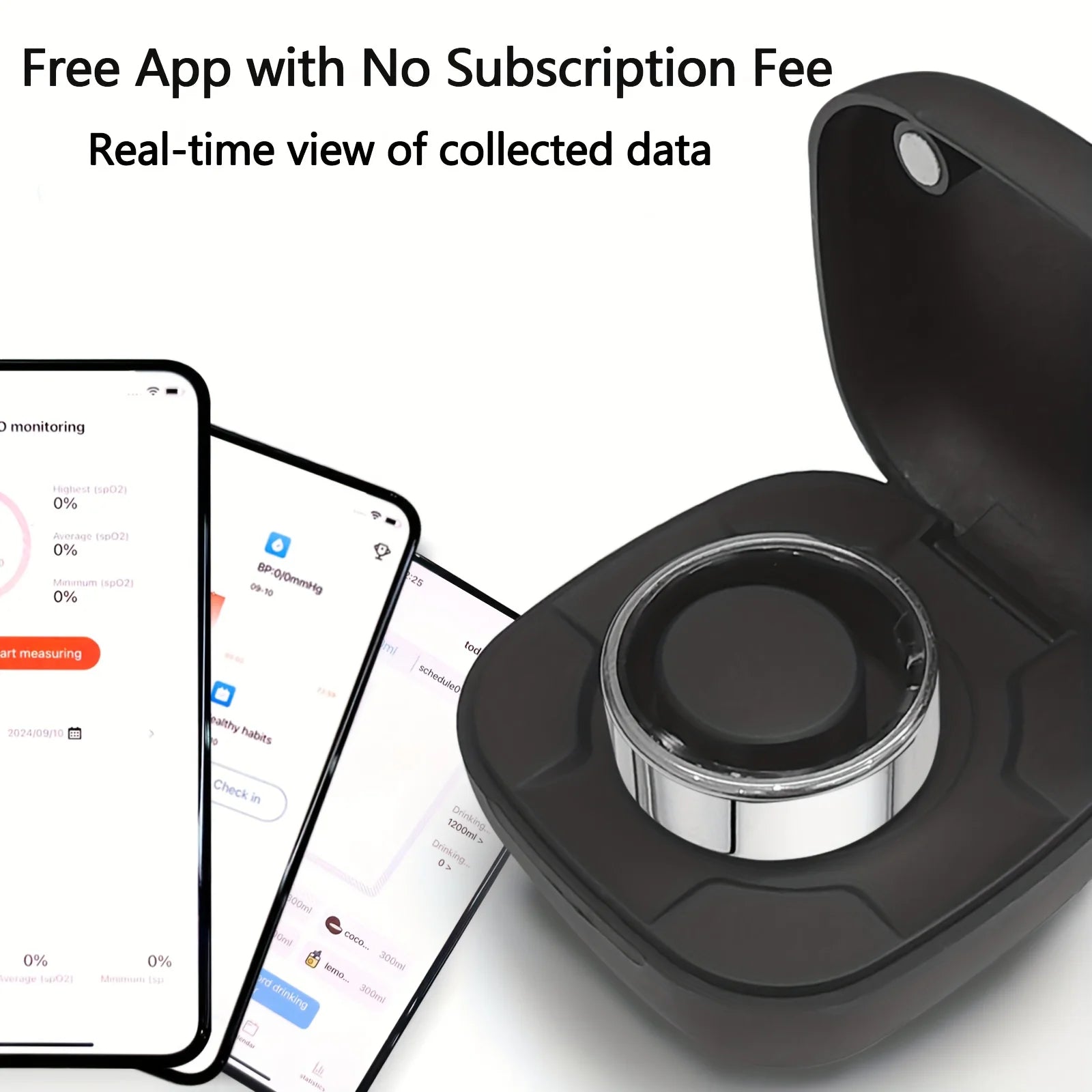 Smart Rings Steps Heart Rate Blood Oxygen Saturation