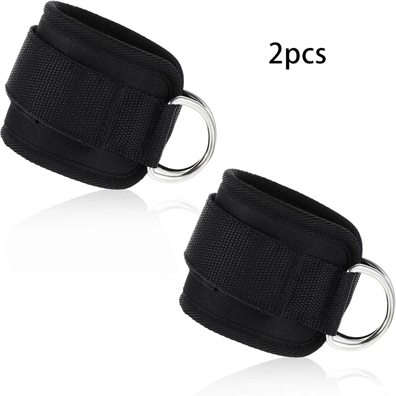 Adjustable Ankle Cuffs - Leg Workout Straps for Glute & Thigh Training