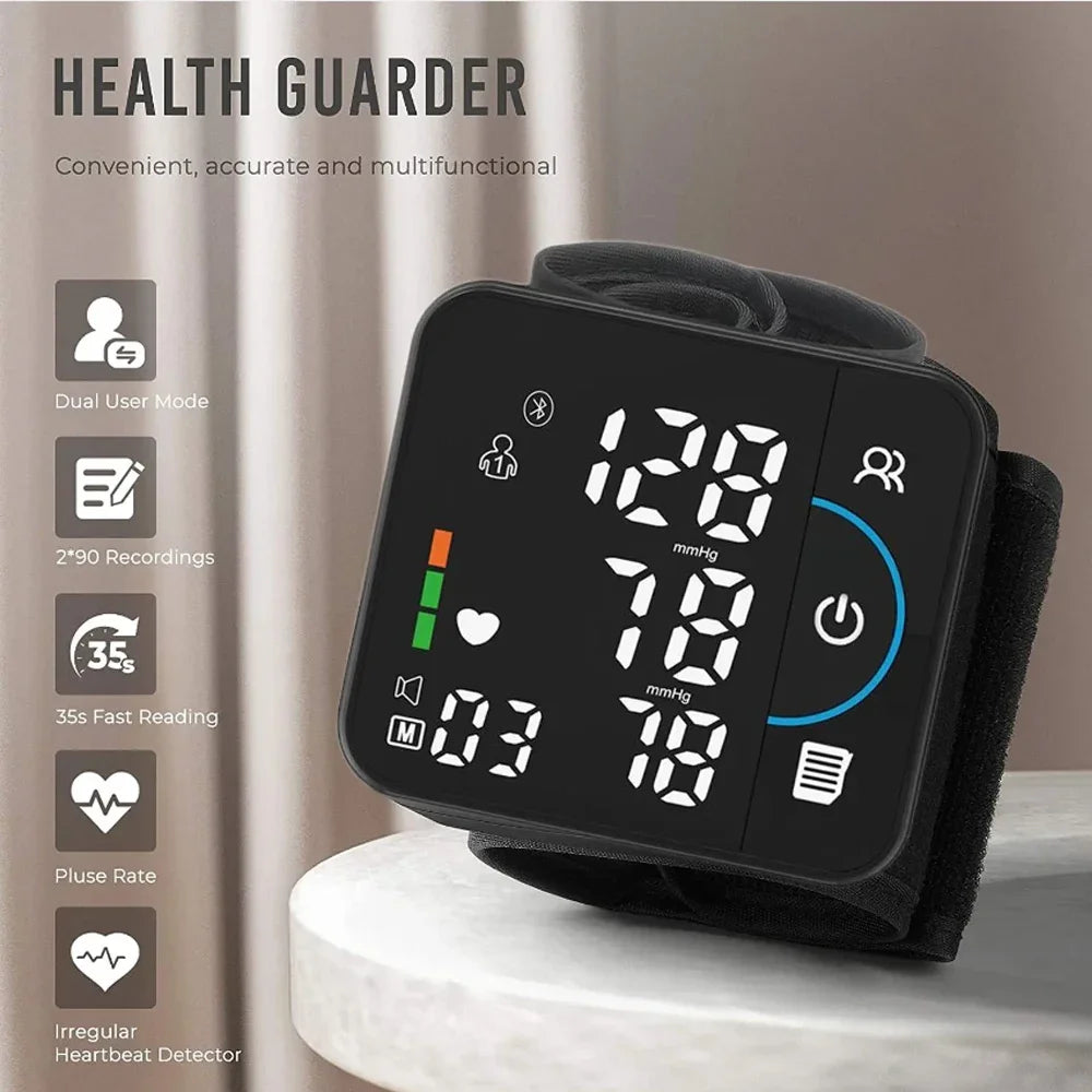 Portable Wrist Blood Pressure Monitor for Intelligent and Precise Measurement