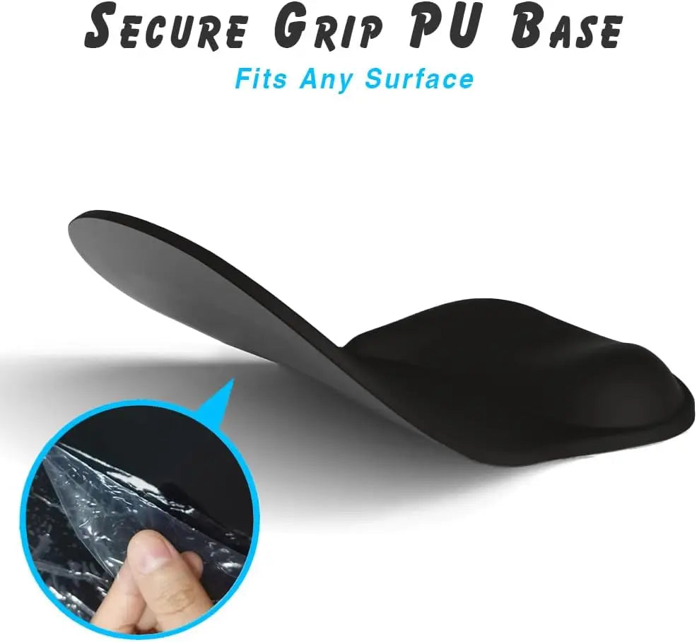Ergonomic Gel Wrist Rest Mouse Pad with Non-Slip Base