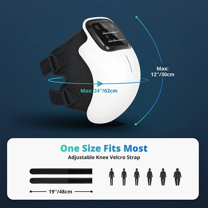 Medcursor Electric Heating Massage Knee Pad Wireless