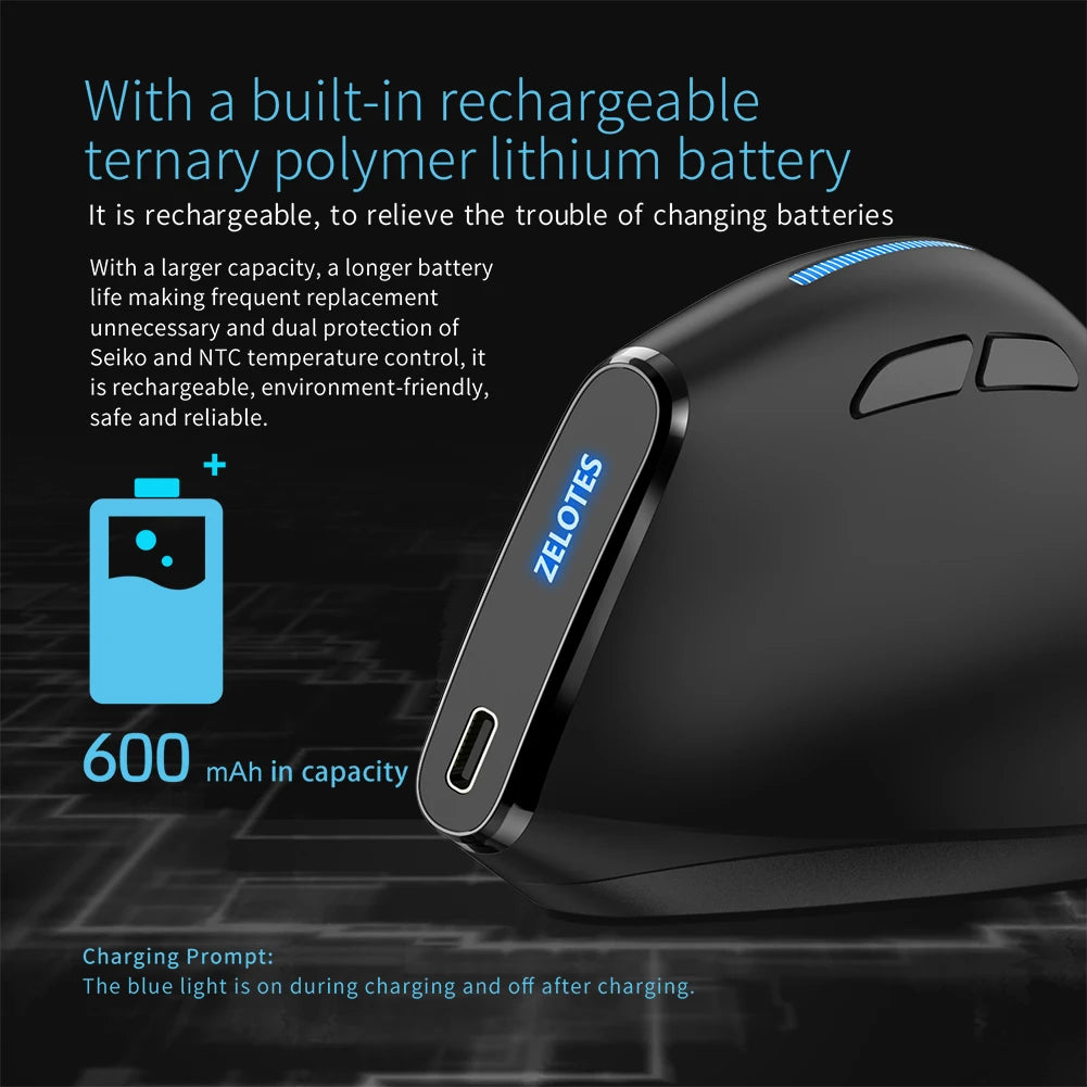 F-36A 2.4G Ergonomic Vertical Mouse