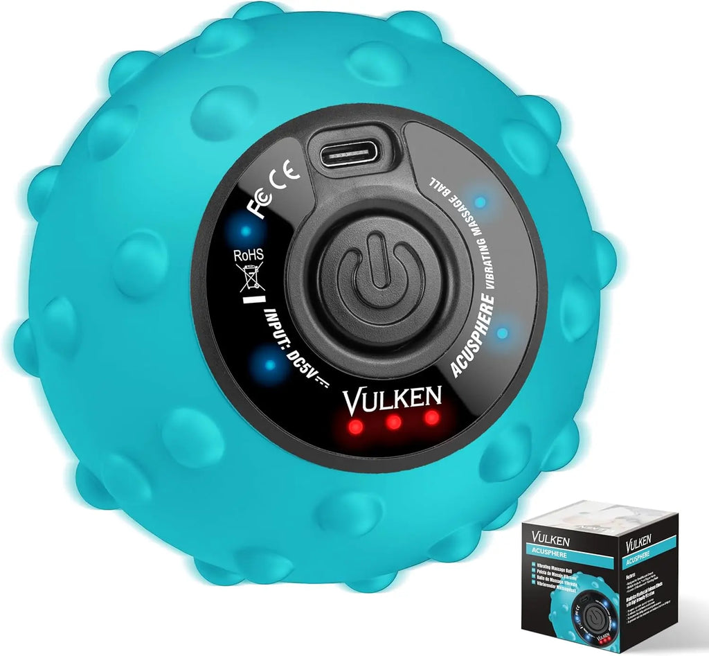 4-Speed USB Rechargeable Vibrating Massage Ball for Deep Tissue Relief