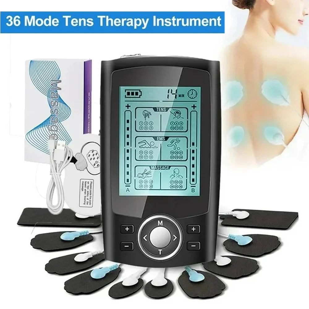 Tens Massager Electric Muscle Stimulator 36-Mode EMS