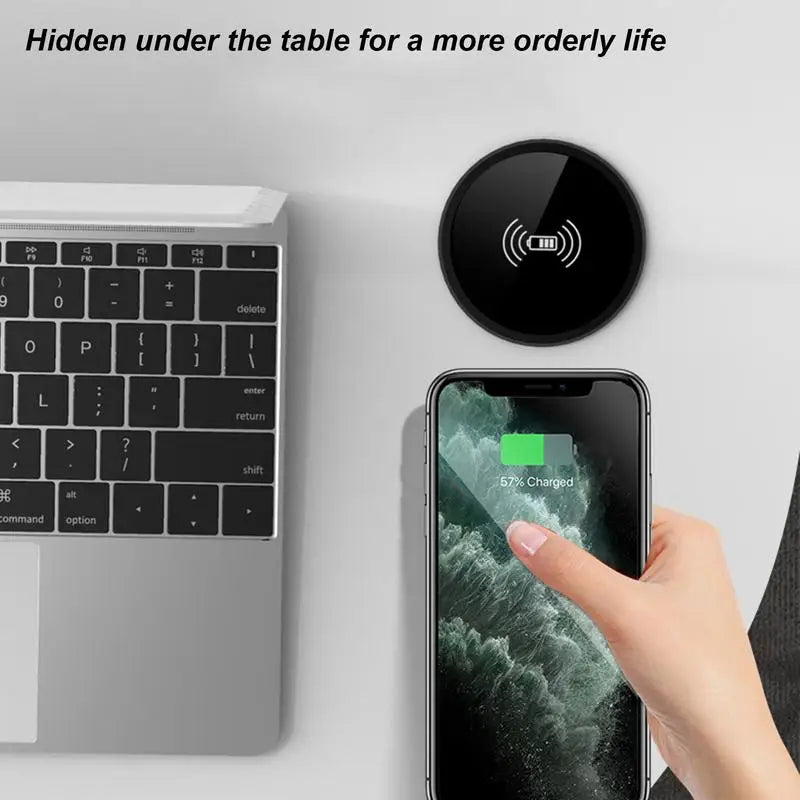 Invisible Wireless Charger Desk Hole Recessed Charger