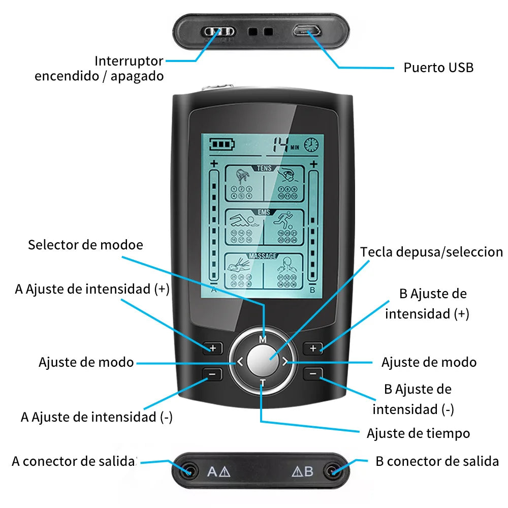 Tens Massager Electric Muscle Stimulator 36-Mode EMS