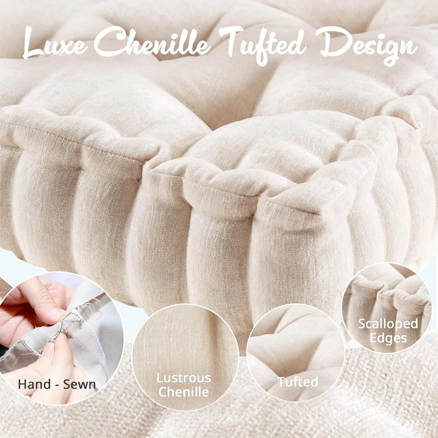 Intelligent Design Floor Pillow, Large Cushions
