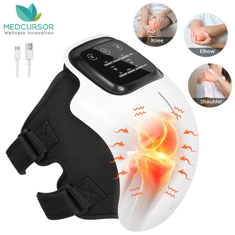 Medcursor Electric Heating Massage Knee Pad Wireless