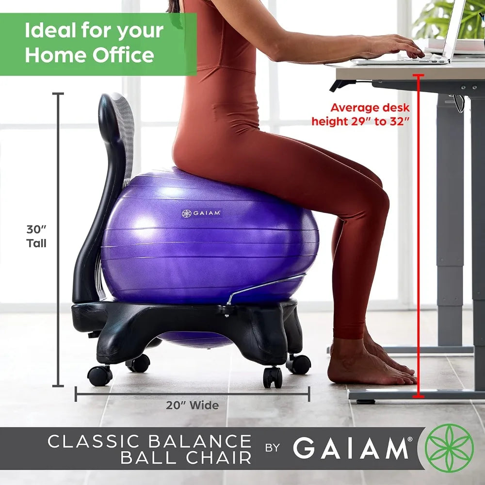 Gaiam 610-6002RTL Balance Ball Chair