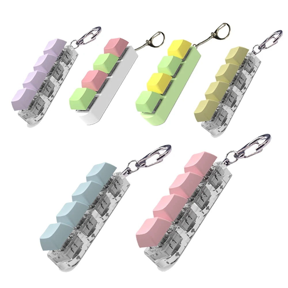 4 Keys Keyboard Keycaps Fidget Toy
