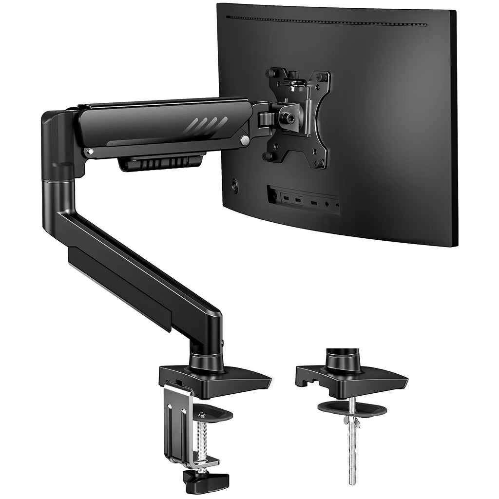 Single Monitor Arm 13-34 Inch, Adjustable Gas Spring Arm