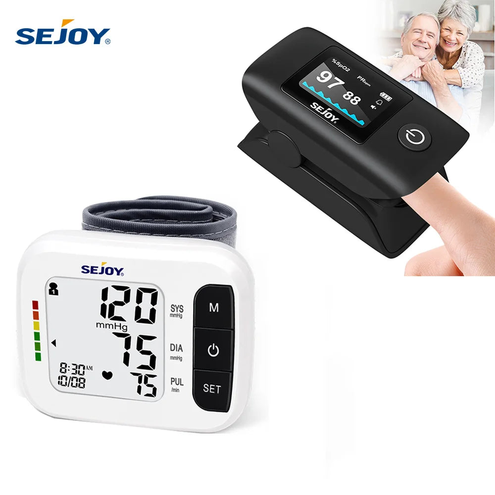 Sejoy Digital Wrist Blood Pressure Monitor,Finger