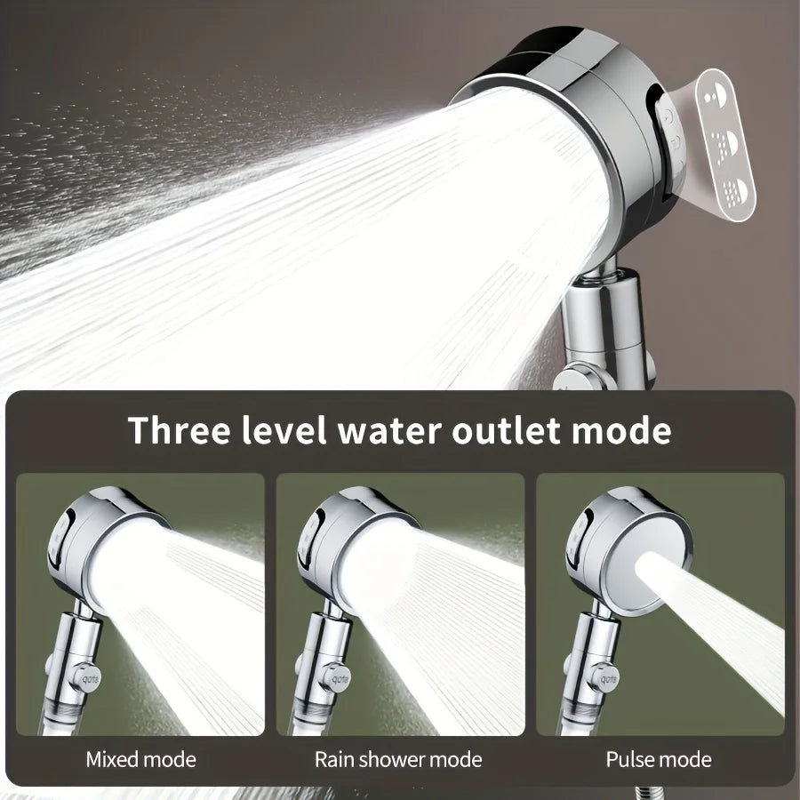 1PC 3-level Adjustable Shower Head With Filter