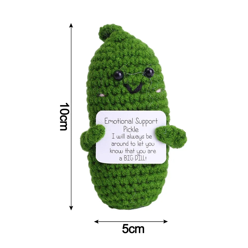 Positive Pickle Potato Avocado Crochet