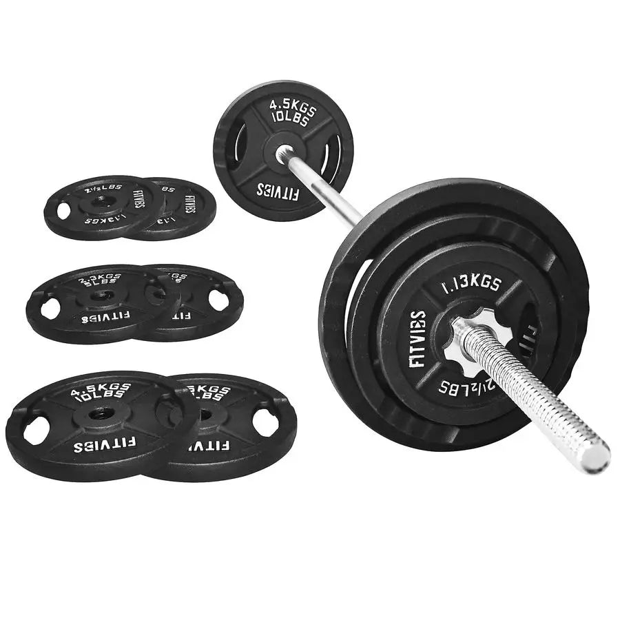 Barbell Weight Set, Cast Iron