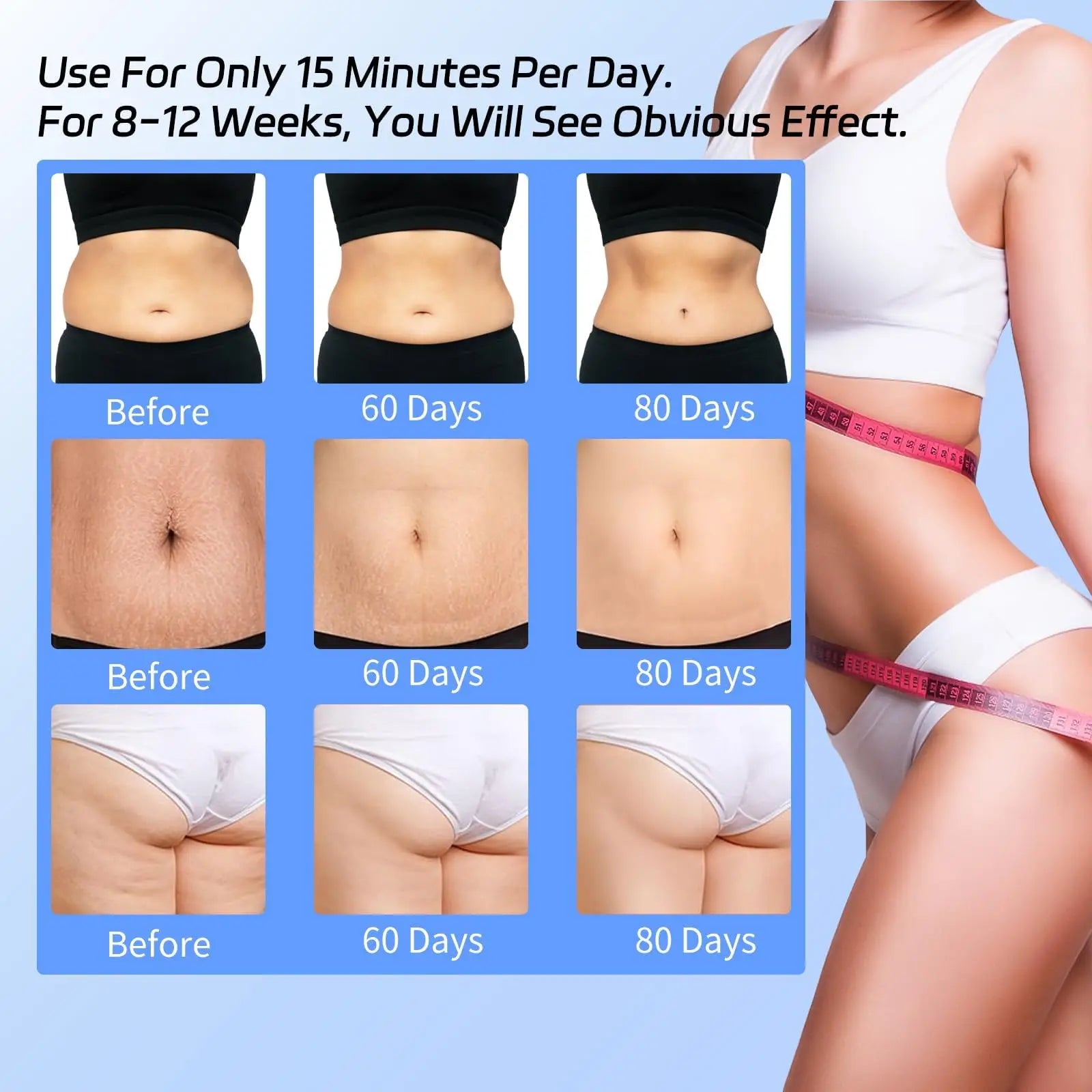Electric Vacuum Cupping Massage Body Cups Anti-Cellulite Therapy
