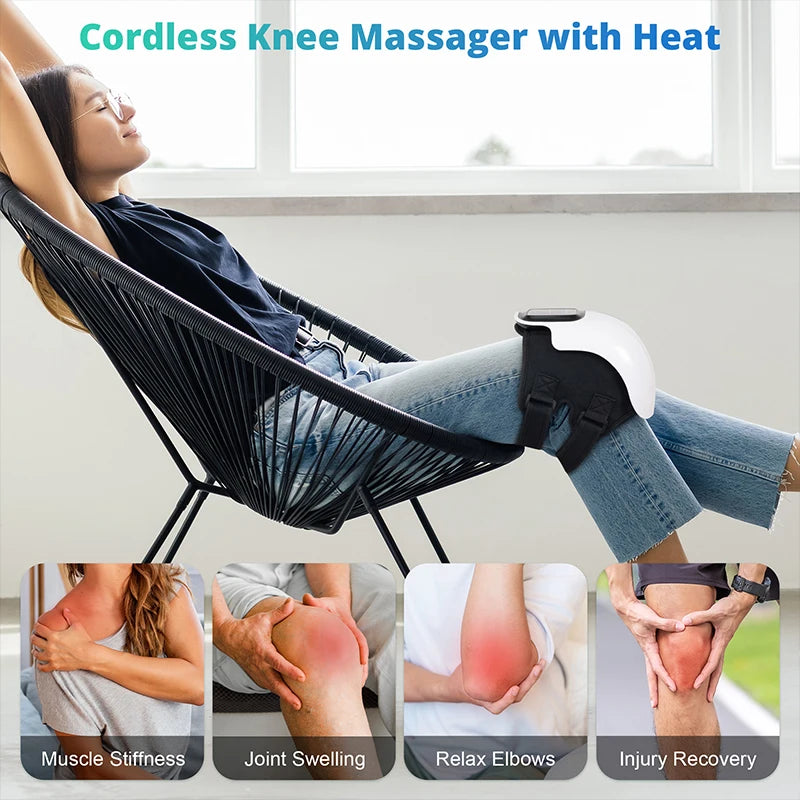Medcursor Electric Heating Massage Knee Pad Wireless