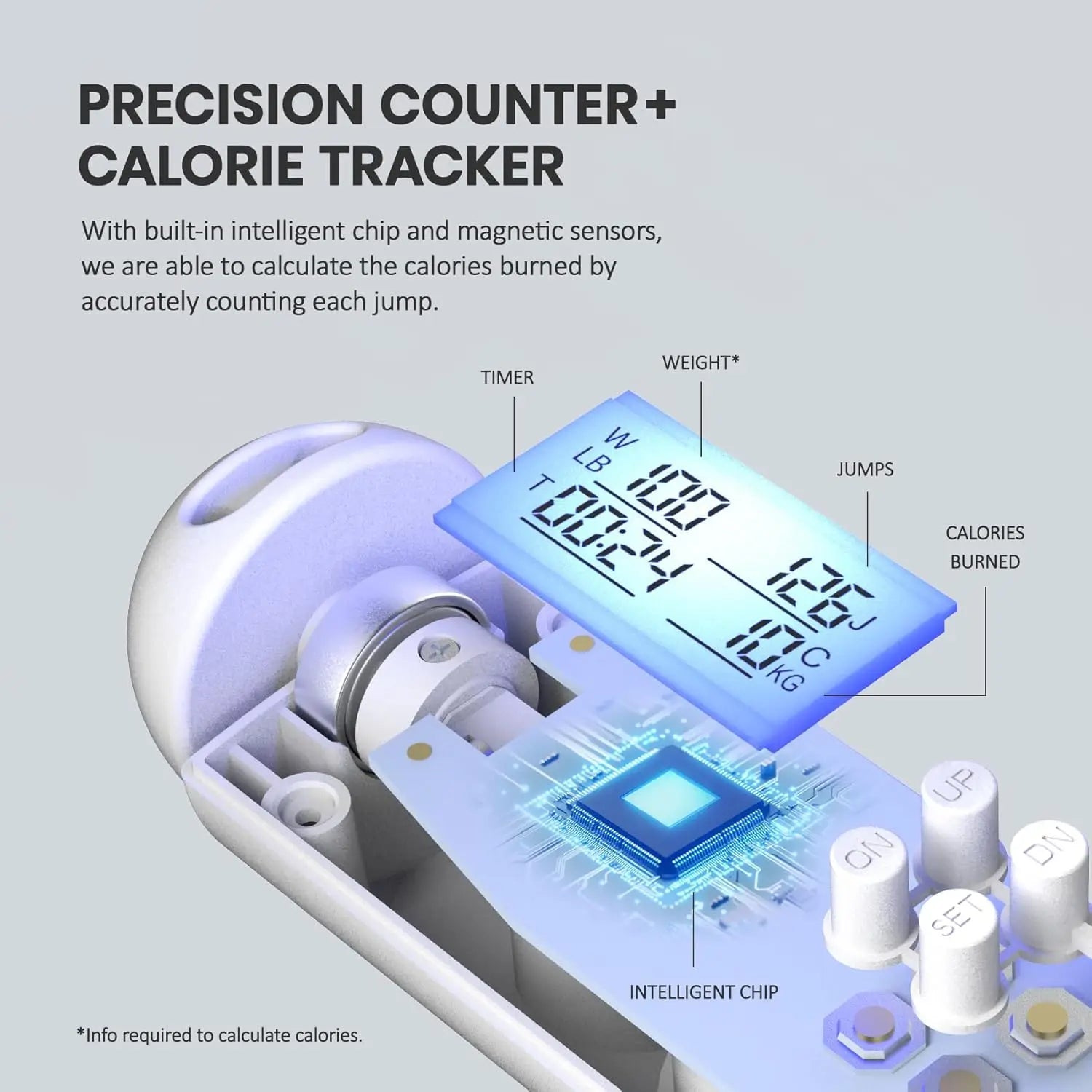 Smart Digital Jump Rope with Counter & Timer