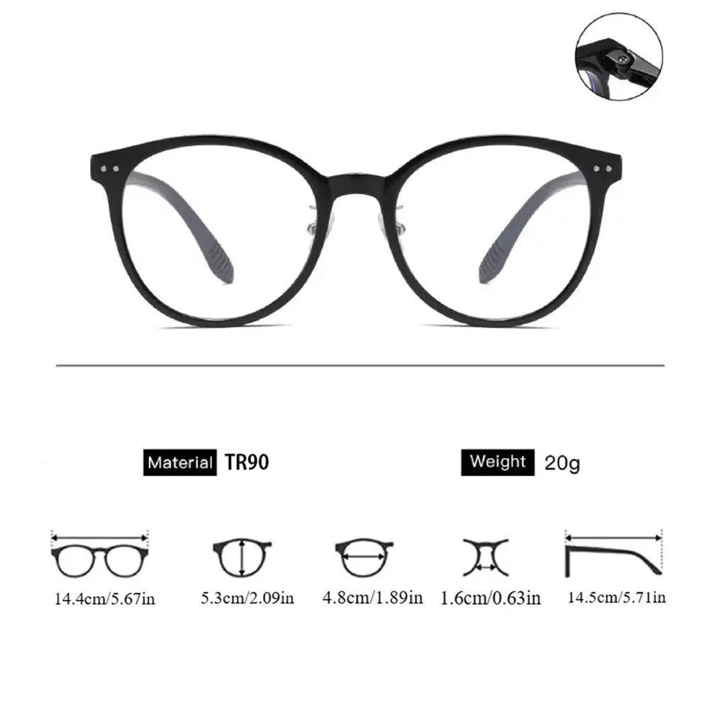 Classic Fashion Clear Glasses Anti-blue Light