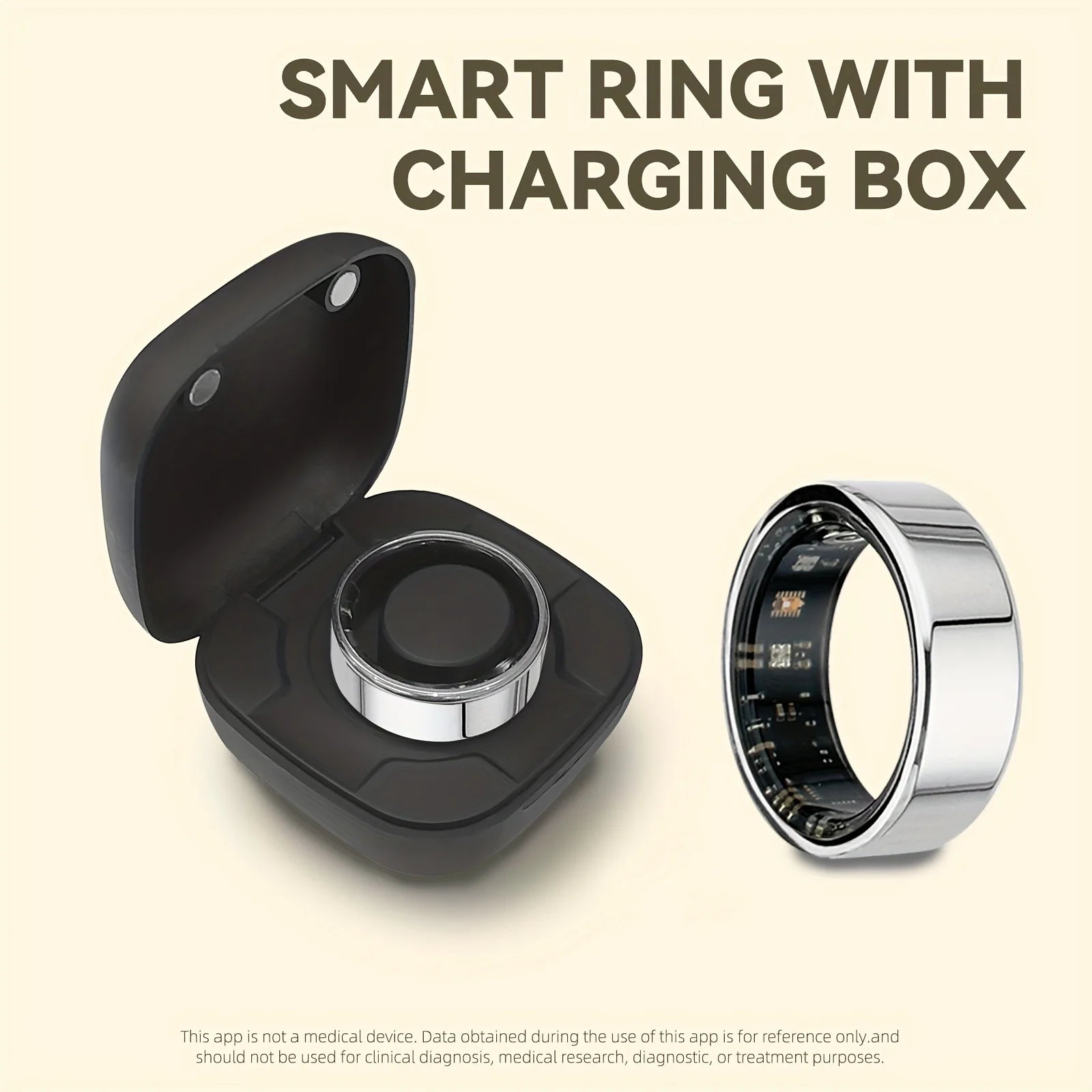 Smart Rings Steps Heart Rate Blood Oxygen Saturation
